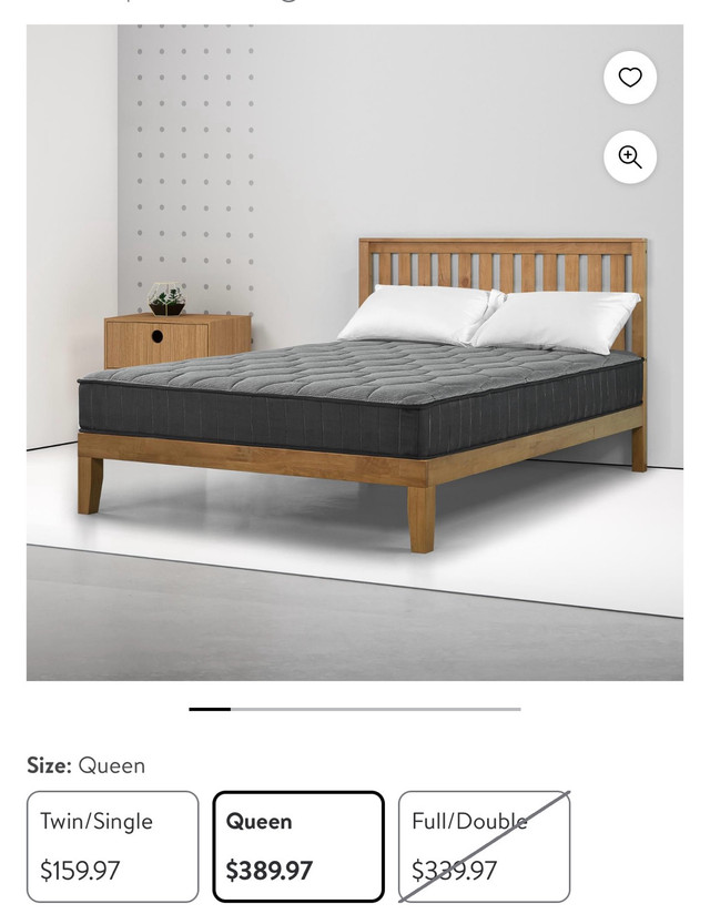 Queen Size Bed & Mattress For sale in Beds & Mattresses in City of Halifax - Image 3