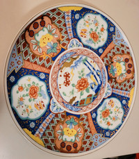 Miyako Japanese Handcrafted Porcelain Imary Ware Plate