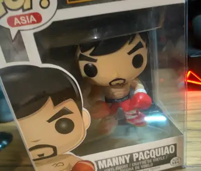 Funko Pop! Asia Manny Pacquiao #37 Team Pacman With Hard Pop Pro, View more