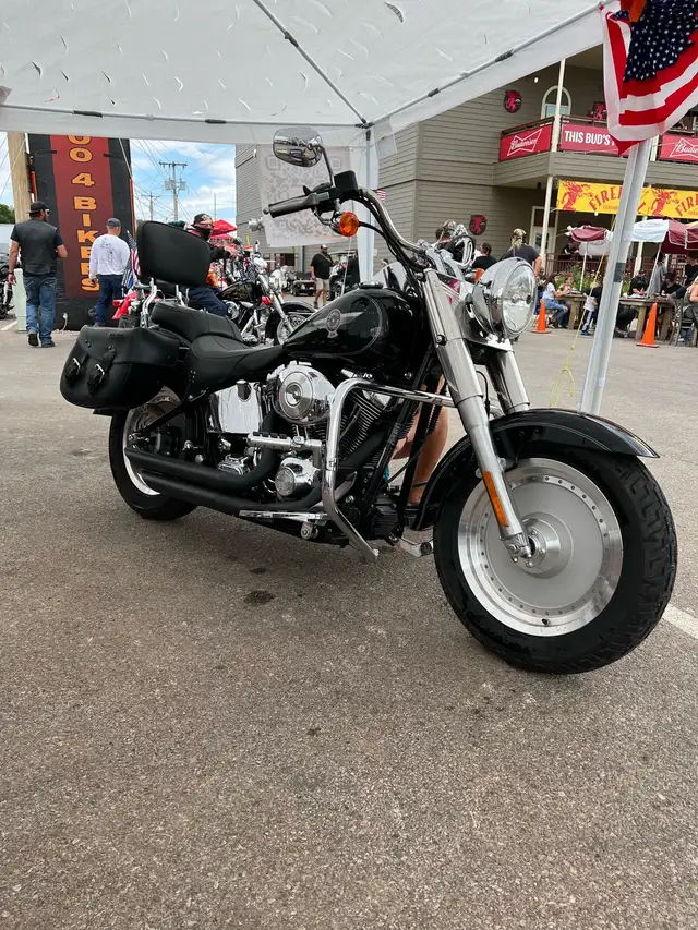 Reduced Price 2005 Harley Fatboy 6,819 kms Moving Must Sell in Street, Cruisers & Choppers in Red Deer - Image 5