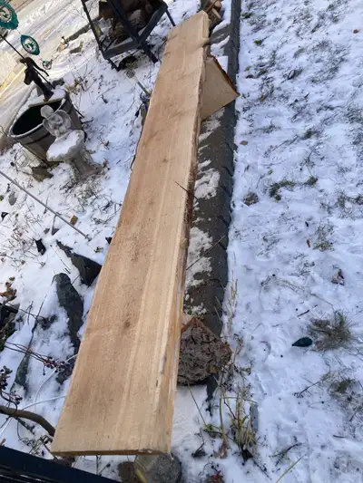 Cedar Wood Slab 101” x14” x 2-1/4”, View more