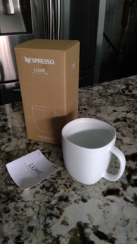 Nespresso Lume Federica Biasi White Porcelain Mugs (set of 2)