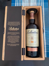 Ballantine's Scotch Whisky Box and EMPTY bottle