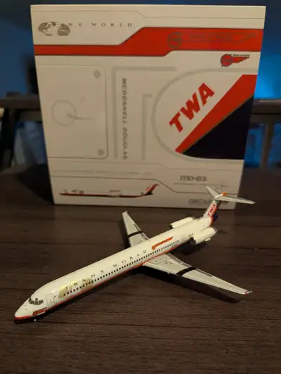 TWA Md-83 Jc Wings 1:200, View more