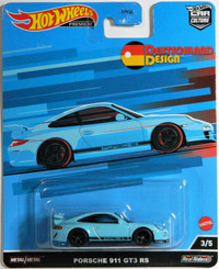 Hot Wheels Premium 1/64 Porsche 911 GT3 RS Deutschland Design