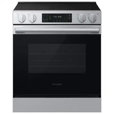 NEW 30” Samsung Slide In Range Stove(6.3 Cu.Ft) Steam/Self Clean, View more