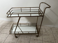 Maring Mirrored Bar Cart from Structube - like NEW!