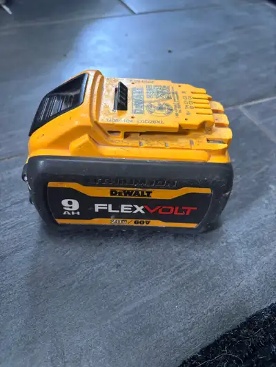 Dewalt Flexvolt battery 9ah, View more