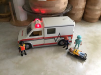 Playmobile ambulance.