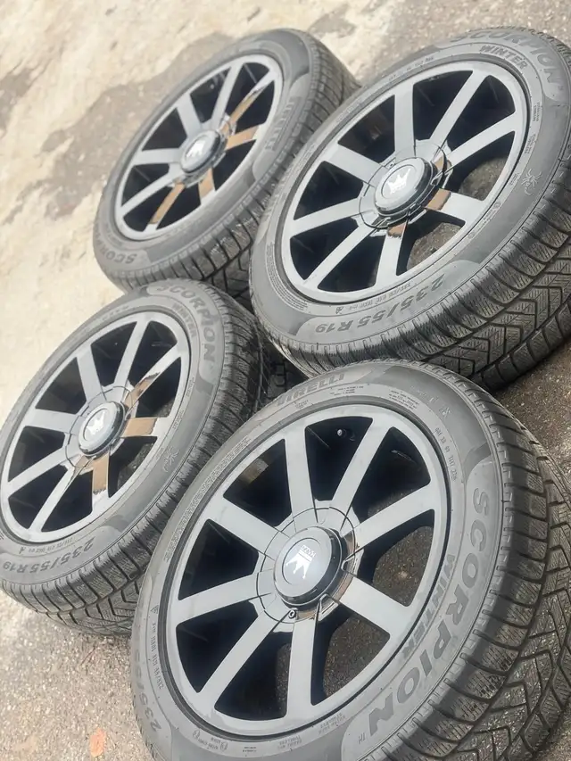 NEW 19"Mazzi(5x108/5x114)+used Pirelli snow-GV70/SantaFe/Telluri in Tires & Rims in Oakville / Halton Region - Image 4