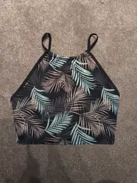 Swim suit crop top size M