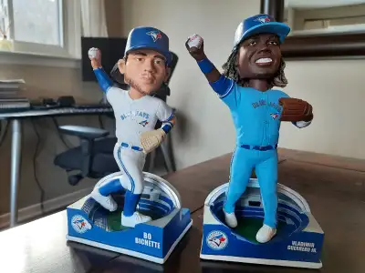 Vlad and Bo In Stadium FOCO Bobblehead - 65$ each Only asking slightly less than what I paid Boxes a...