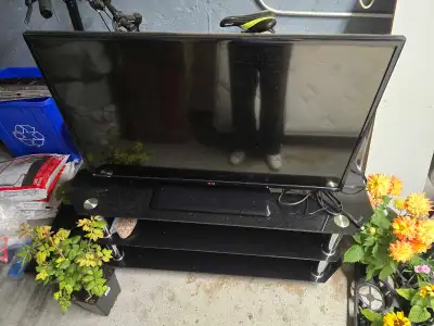 TV and TV table., View more