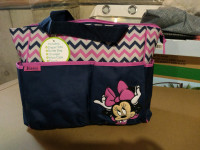 Brand New Mini Mouse Diaper Bag with Accessories
