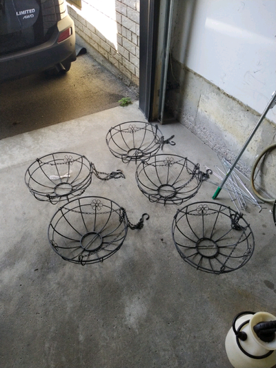 Hanging Flower Pots (Steel), View more