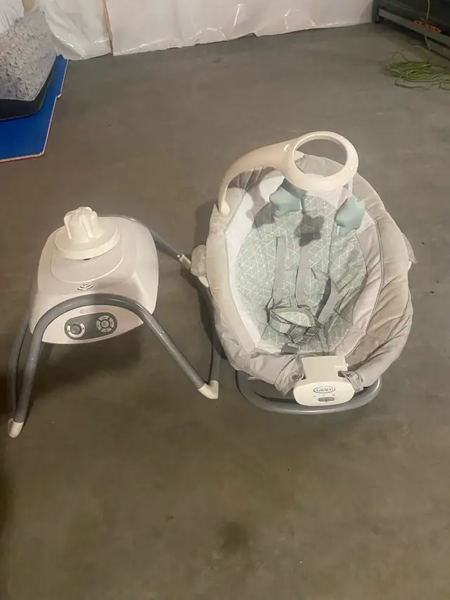 Graco Duet Glide Swing with Portable Rocker in Playpens, Swings & Saucers in Winnipeg - Image 5