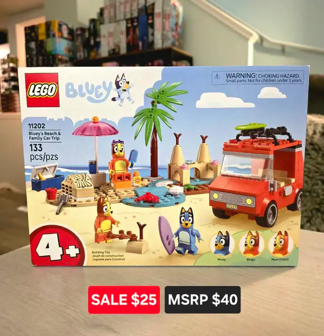 Lego Bluey's Beach & Family Car [SALE]