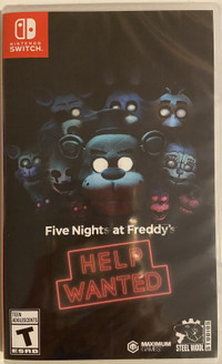 Brand new factory sealed Switch Five Nights Help Wanted Game
