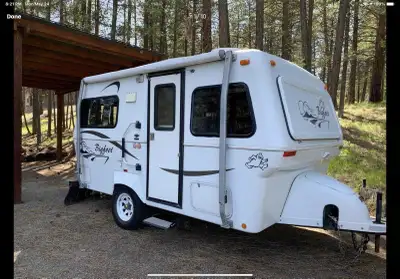 We've ourgrown our 2003 17ft Bigfoot and ready to pass her on to another lovely family. Everything w...