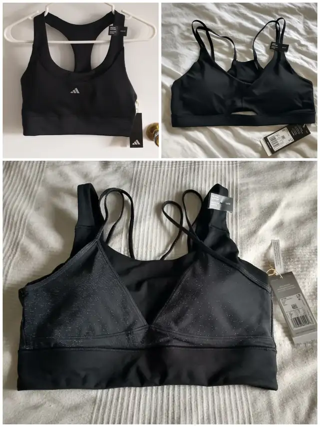 Sports bras Bundle - adidas - Unworn - $45 total