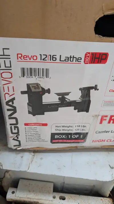 LAGUNA REVO 12 X 16 LATHE, View more