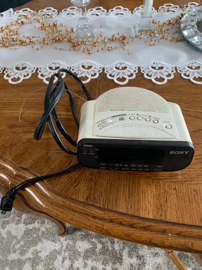 Sony alarm clock, View more