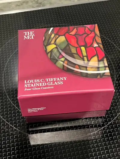Sous-verres Louis C. Tiffany Stained-Glass Coasters, View more