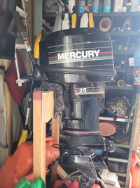 Moteur hors bord mercury 25 HP