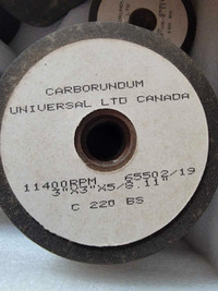 Carborundum grinding stones 