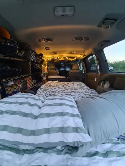 We are selling our beloved converted mini van because our visa is done soon. Honda Odyssey 2007 with...