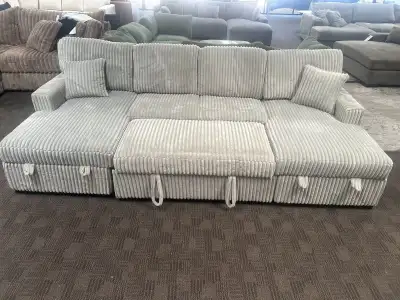 Branded Corduroy Sofa Bed Now with Unlimited Storage Order Now , View more