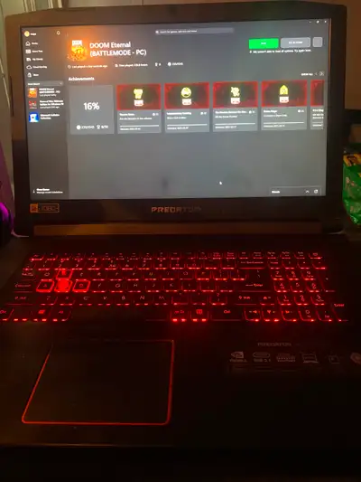 Gaming laptop Latest windows installed $400 obo Model number n17c3