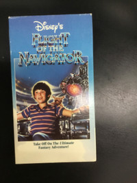 Disney - Flight of the Navigator {VHS} - 1986 Rare Vintage