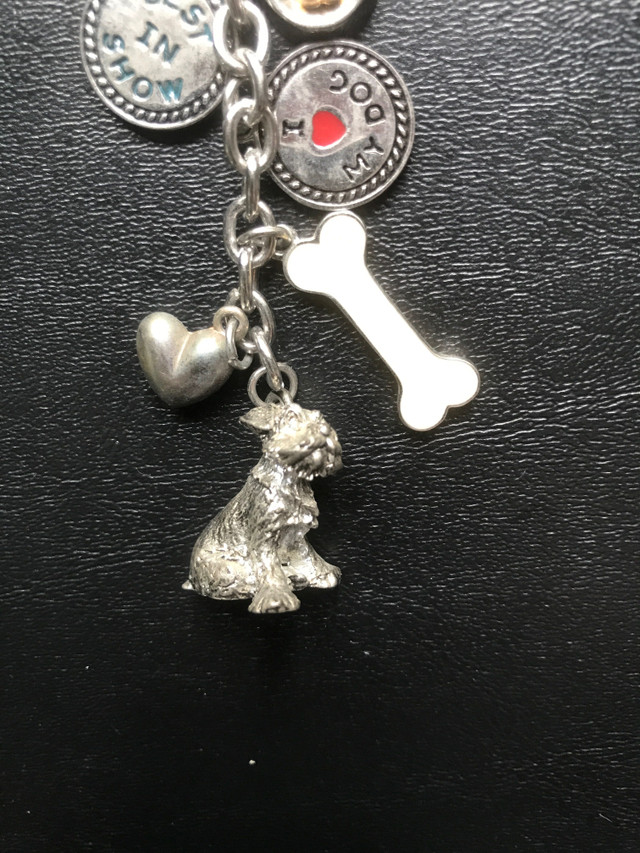 New, “Schnauzer” 3D Metal Dog Keychain in Arts & Collectibles in Bedford - Image 4