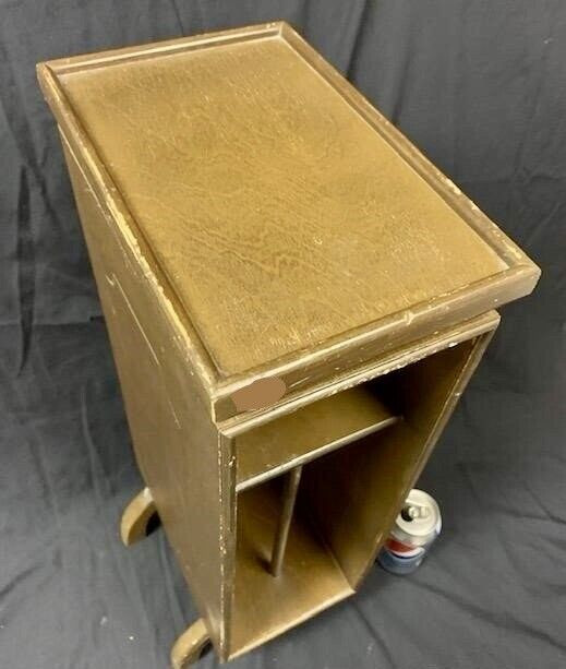 VINTAGE MCM PHONE TABLE with SLIDING TRAY in Arts & Collectibles in Mississauga / Peel Region - Image 3