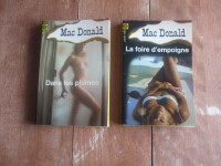 Policier: Lot de 2 livres de Mac Donald - Vintage