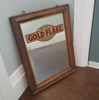Vintage Will's Gold Flake Cigarettes bar pub advertising mirror