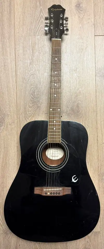Epiphone Songmaker DR-100 Acoustic Guitar - Ebony, View more