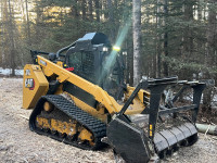 CAT 299D3 XE Land Management HM418 forestry mulcher package 