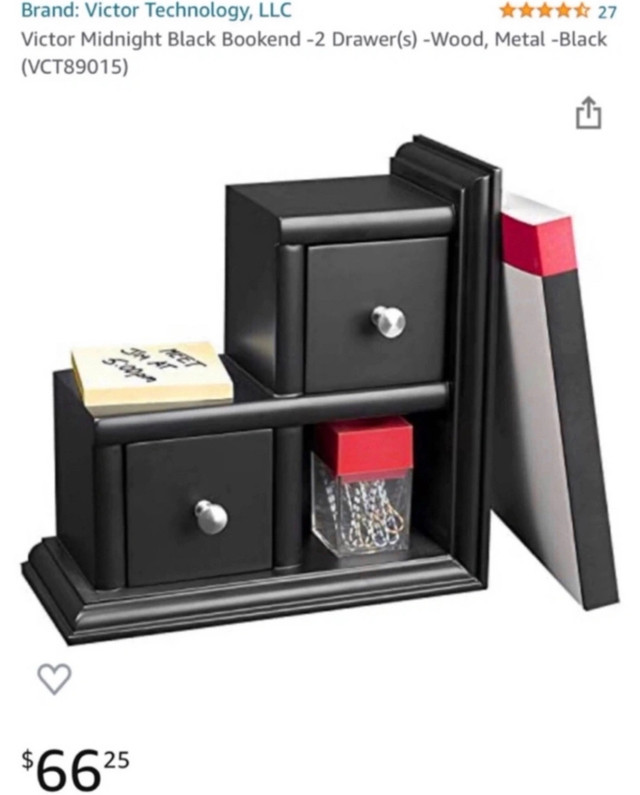Reversible Wood Bookend (new in box) in Bookcases & Shelving Units in City of Toronto