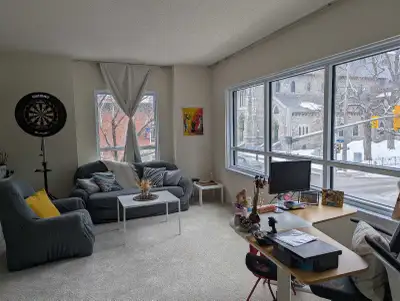 Welcome to 199 Kent. Looking for a female roommate in a two bedroom apartment. The room is perfect f...