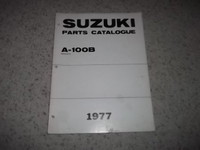 1977  Suzuki  A100B  Original Parts Catalogue