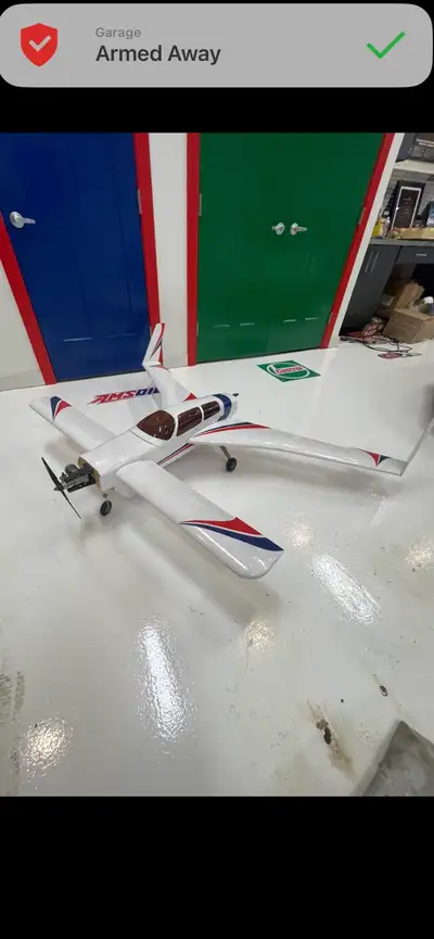 74” span twin engine long ez arf , new never flown , for twin .40 engines , has one gas tank and thu...