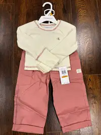 Brand new never used, 3T Calvin Klein girls outfit