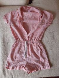 Justice Pink Romper Girls Size 7