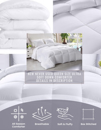 NEW Never Used. Ultra Soft Down Comforter