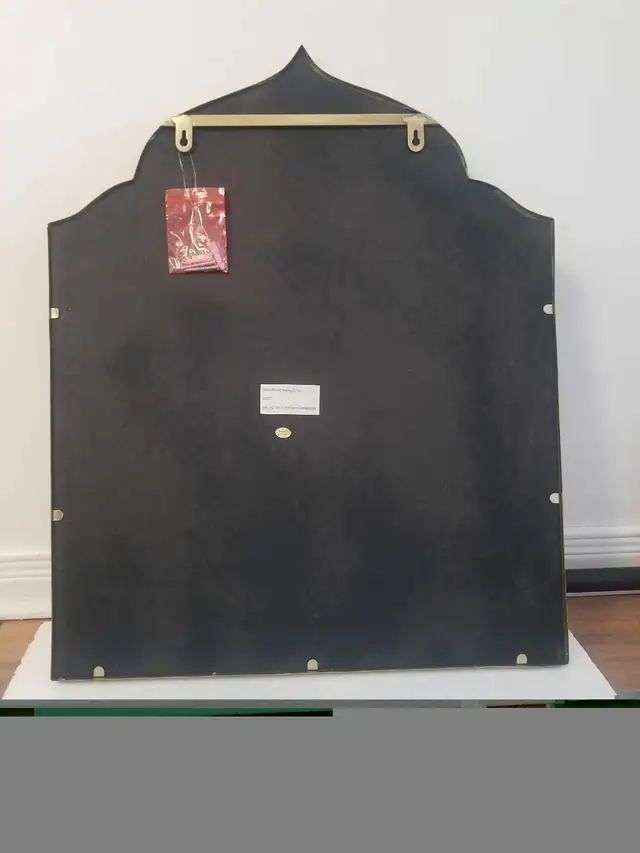 Vintage Gold Windowpane Mantel Mirror, 25" H, Retail $200+ in Home Décor & Accents in Markham / York Region - Image 9