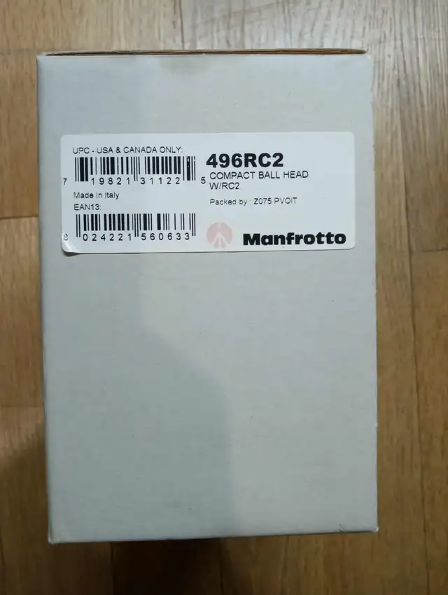 Tête de trépied compact (Manfrotto)64346708807681122