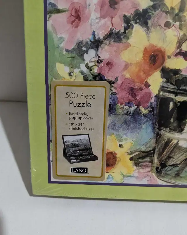 Nature's Grace 500 Piece Jigsaw Puzzle Easel Style Pop Up    in Hobbies & Crafts in Charlottetown - Image 3