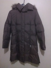 Womens medium winter jacket Light brown